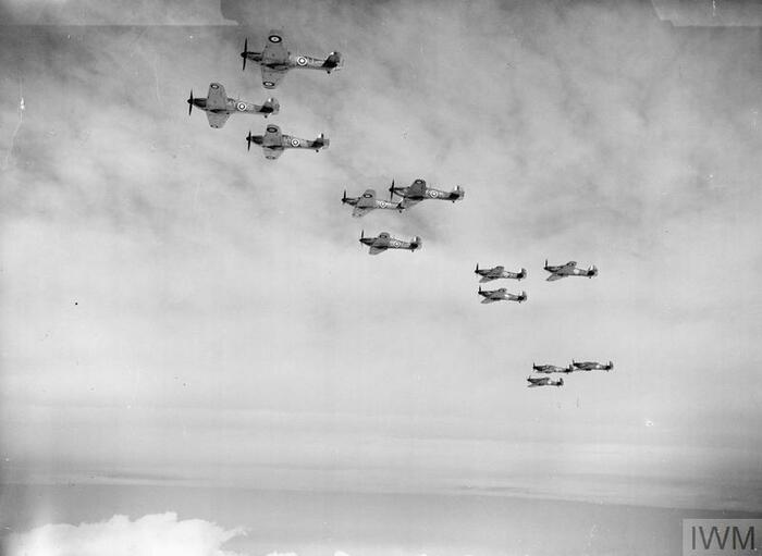 Vliegtuigen in de lucht