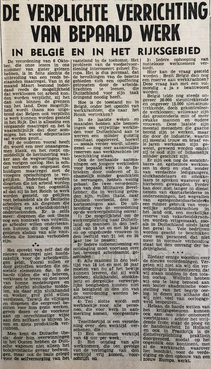 uittreksel uit de krant