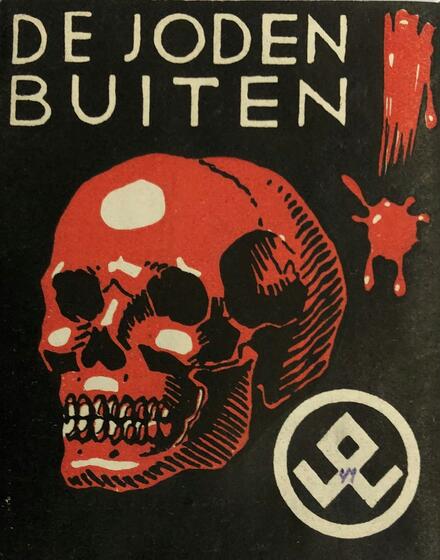 Briefje met doodshoofd