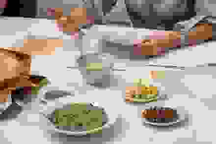 eten op tafel