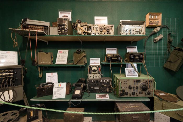 Het interieur van de SK1 commandobunker