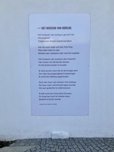 Gedicht Maarten Inghels - oorlogsmonument Merksem