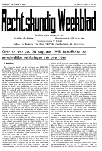 Cover van 'Rechtskundig weekblad'