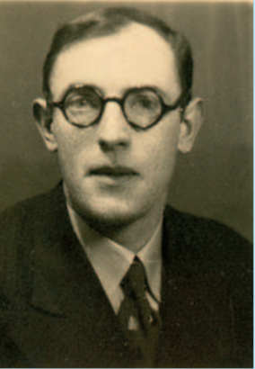 portret van een man met bril