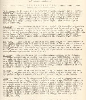 Een brief met bevel aan de politie over de gebeurtenissen