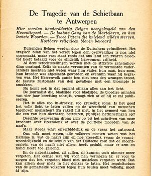 Een artikel over de tragedie van de Antwerpse schietbaan