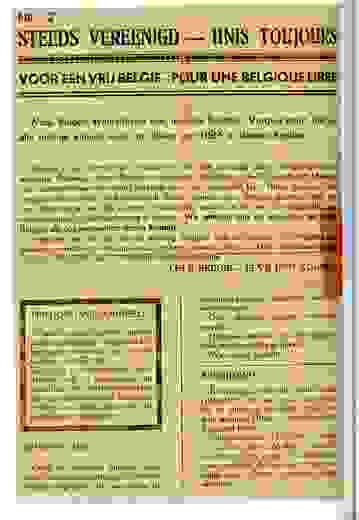 Sluikblad 'Steeds Verenigd' van het Antwerpse verzetskrant