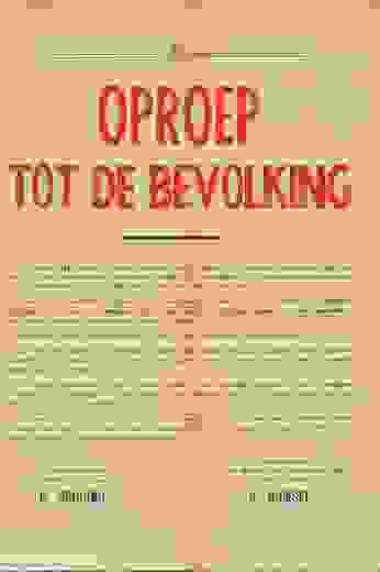 Een oproep tot rust en orde naar de bevolking